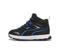 PUMA Unisex Kids Evolve Trail PS Sneaker, PUMA Black-HYPERLINK Blue, 33 EU