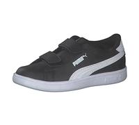 PUMA Unisex Kids' Fashion Shoes SMASH 3.0 L V PS Trainers & Sneakers, PUMA BLACK-PUMA WHITE, 33