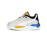 PUMA Unisex Kids' Fashion Shoes X-RAY SPEED AC INF Trainers & Sneakers, FEATHER GRAY-PUMA WHITE-VICTORIA BLUE-ZINNIA, 21
