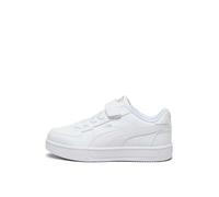 Puma Unisex Kids Puma Caven 2.0 Ac+ Ps Sneakers, Puma White-Puma Silver-Puma Black, 28 EU