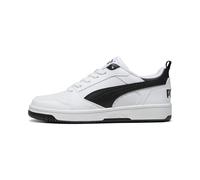 Puma Unisex Kids Puma Rebound V6 Lo Ac Inf Sneakers, Puma White-Puma Black-Puma Black, 20 EU