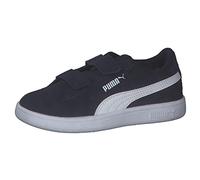 Puma Unisex Kids Puma Smash 3.0 Sd V Ps Sneakers, Puma Navy-Puma White, 34 EU