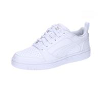 Puma Zapatillas Rebound V6 Lo Jr Unisex infantil Blanco Gris claro 39 EU