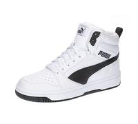 PUMA Unisex Kids Rebound V6 Mid Jr Zapatillas, Puma White Puma Black, 35.5 EU