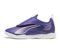 Puma Unisex Kids Ultra 5 Play V IT JR Soccer Shoe, Lapis Lazuli-Puma White-Sunset Glow, 33 EU