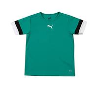 PUMA Unisex niños Shirt, Pepper Green Black White, 140