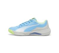 PUMA Unisex Nova Smash Zapatos de tenis, Luminous Blue Puma White Glacial Gray, 44 EU