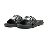 PUMA Unisex Popcat 20 I Am The Drama Chancletas, Mineral Gray Stormy Slate Puma Black, 40.5 EU