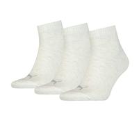 PUMA Unisex Quarter Plain, Calcetines Unisex adulto, Beige (Oatmeal), 42