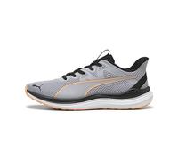 PUMA Unisex Reflect Lite Zapatillas para correr en carretera, Gray Fog Black Neon Citrus Orange, 37.5 EU