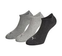 Puma Unisex Sneaker Plain 3p, Calcetines Unisex adulto, Gris (Anthraci/L Mel Grey/M Mel Grey), 43-46 (Pack de 3)