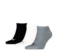 PUMA Unisex Sneaker Plain, Calcetines Unisex adulto, gris/blanco/negro, 43-46