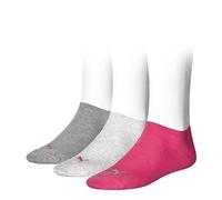 PUMA Unisex Sneaker Plain, Calcetines Unisex adulto, Gris / Rosa, 42