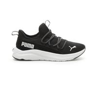 PUMA Unisex Softride One4All Comfort Walking Sneaker, Black-White, US Big Kid 4.5