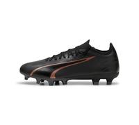 PUMA Ultra Match FG/AG, Soccer Shoe Unisex Adulto, Black Copper Rose, 45 EU