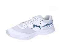 PUMA Unisex Varion Ii Zapatos de cancha de interior, Puma White Blue Horizon, 44 EU