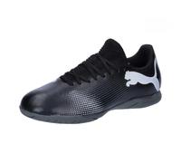 PUMA Unisex Youth FUTURE 7 PLAY IT JR Soccer Shoe, PUMA BLACK-PUMA WHITE, 32.5 EU