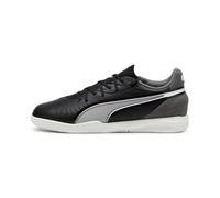Puma Unisex Youth King Match IT JR Soccer Shoe, Puma Black-Puma White-Cool Dark Gray, 30 EU