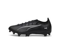Puma Unisex Youth Ultra 5 Match FG/AG JR Soccer Shoe, Puma Black-Puma White, 37.5 EU