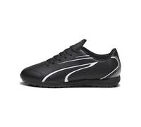 Puma Unisex Youth Vitoria Tt Jr Soccer Shoes, Puma Black-Puma White, 35.5 EU