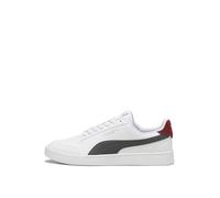 Puma Shuffle, Zapatillas Unisex Adulto, White Shadow Gray Intense Red, 44.5 EU