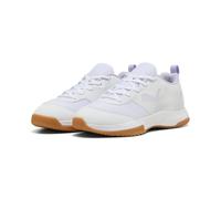 Puma VARION 3 JR - Zapatos de Corte para Interiores, Color Blanco y Lavanda Claro, 1 Reino Unido