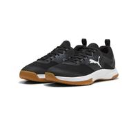 Puma VARION 3 - Tenis Unisex para Interiores, Color Negro y Aguamarina Brillante, Talla 7