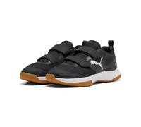 Puma Varion 3 V Jr, Zapatillas de Deporte para Interiores Unisex-Niños y Niños, Negro Aqua Glow, 30 EU