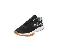 PUMA Varion II, Indoor Court Shoe Unisex Adulto, Black Cool Light Gray Yellow Blaze Gum, 48 EU