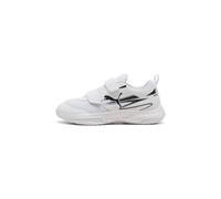 PUMA VARION II V JR, Indoor Court Shoe, White Black, 41.5 EU
