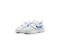 PUMA VARION II V JR - Tenis de Pista de Interior, Color Blanco-Ultra Azul, Talla 10 de Reino Unido, Puma Blanco Ultra Azul, 28 EU