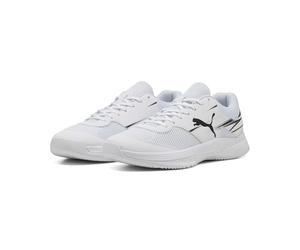 Puma Varion IIIndoor Court - Tenis Unisex, Blanco (Puma White)/Negro (Puma Black), 41 EU