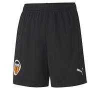Puma VCF Home Shorts Replica Jr Pantalón Corto 1ª equipación Valencia CF, Unisex niños, Negro, 164