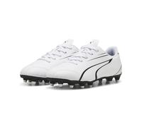 Puma Vitoria FG/AG Junior Football Boots J12 White/Black J12 White/Black