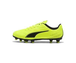 Puma Vitoria II FG/AG JR - Tenis de fútbol, Color Amarillo Alerta, 3 UK, Yellow Alert Puma Black, 35.5 EU