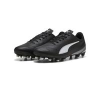 PUMA Vitoria II FG/AG, Zapatillas de fútbol Hombre, Negro, Blanco, 42.5 EU