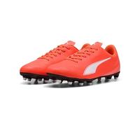 Puma Vitoria II FG/AgSoccer - Tenis para Hombre, Rojo Brillante Puma Blanco, 46 EU