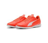 PUMA Vitoria II IT - Tenis de fútbol para Hombre, Color Rojo Brillante, Color Blanco, Talla 9.5, Rojo Brillante Puma Blanco, 44 EU