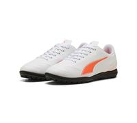PUMA Vitoria II TT Jr, Zapatillas de fútbol, Blanco y Rojo Brillante, 35 EU