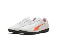 Puma Vitoria II TT - Tenis de fútbol para Hombre, Puma Blanco y Rojo Brillante, 42 EU