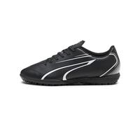 PUMA Vitoria TT, Soccer Shoe Hombre, Black White, 42.5 EU
