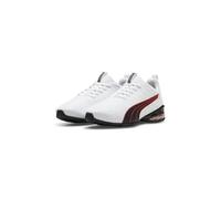PUMA Voltaic EVO Light, Road Running Shoe Unisex Adulto, White Black-For All Time Red, 47 EU