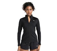 Chaqueta de fitness puma w strong full, black, mujer XS