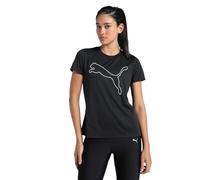 PUMA W TAD Essential Logo tee, Camisetas Unisex Adulto, PUMA Black, M