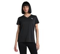 PUMA W TAD Essential Vneck tee, Camisetas Unisex Adulto, PUMA Black, M