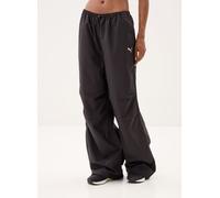 PUMA Pantalones tejidos Wardrobe Essentials Parachute para mujer, Ropa, Negro, M