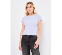 Puma WARDROBE ESS Ribbed Slim Tee M Blanco