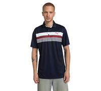 PUMA West Polo, Polos Hombre, Deep Navy-White Glow,