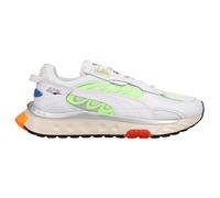 PUMA Wild Rider Tecno - Tenis casuales con cordones para hombre, color verde, blanco, talla 13 M
