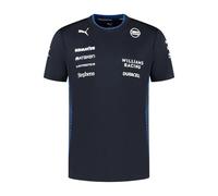 PUMA Williams Racing Formula 1 Camiseta del Equipo 2025 para Niños - Azul Marino - Talla: 140